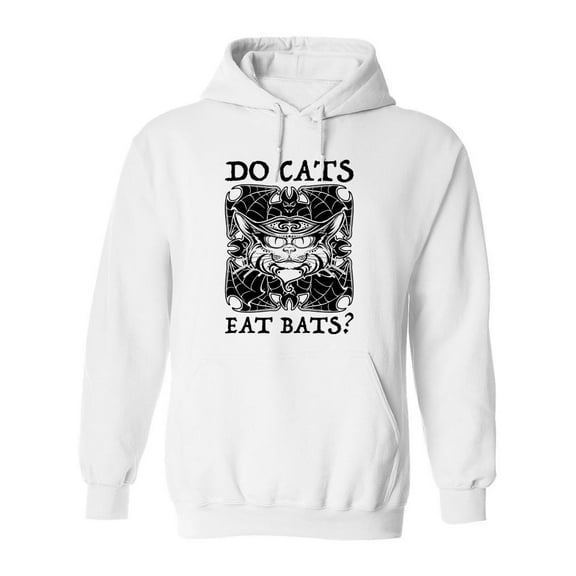Do Cats Eat Bats ? Hoodie Men -Image by Shutterstock, Male 5X-Large