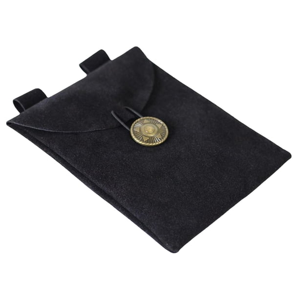 Riñonera Medieval Macarena bolsa renacentista traje Medieval adulto hombre negro Cinturón medieval