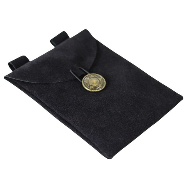 Riñonera Medieval Macarena bolsa renacentista traje Medieval adulto hombre negro Cinturón medieval