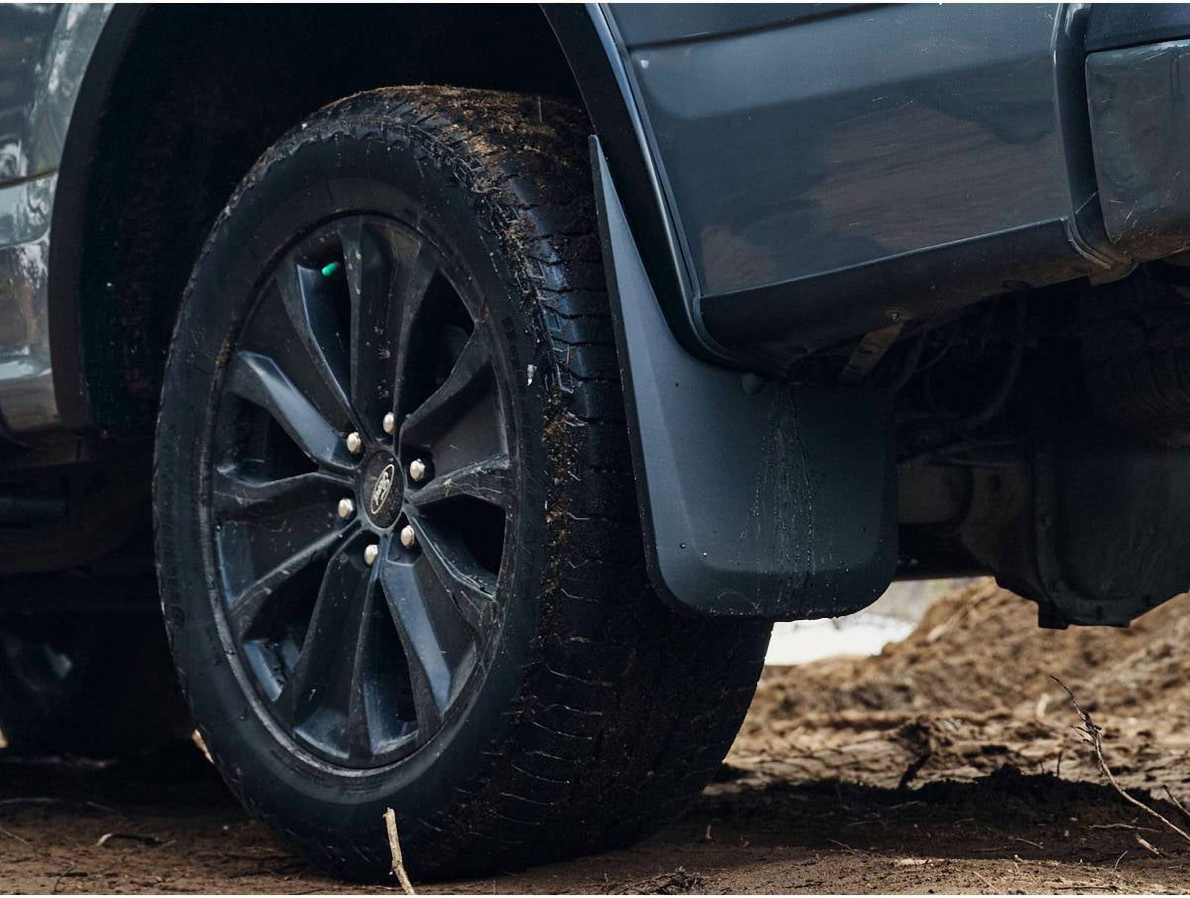 Husky Liners 59521 Custom Molded Mud Flaps Fit 21–25 F150 w/o Fender Flares – Rear