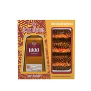 1800 Tequila Reposado with Taco Holder, 750 ml Glass Bottle, 40% ABV