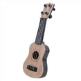 thumbnail image 2 of Beige, Ukelele Clásico para Niños, Juguete de Guitarra, Educación Temprana, Guitarra Pequeña, Suministros para Fiestas Ajustables, 2 of 5