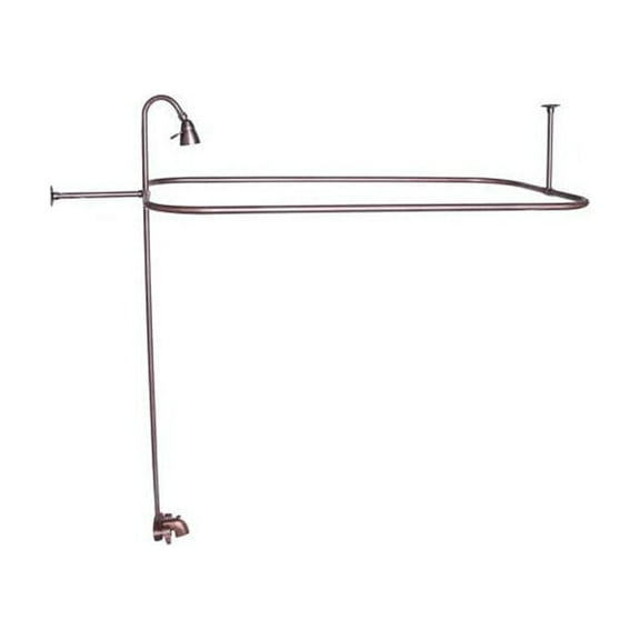 BarclayConverto Shower w/48" Rect Rod