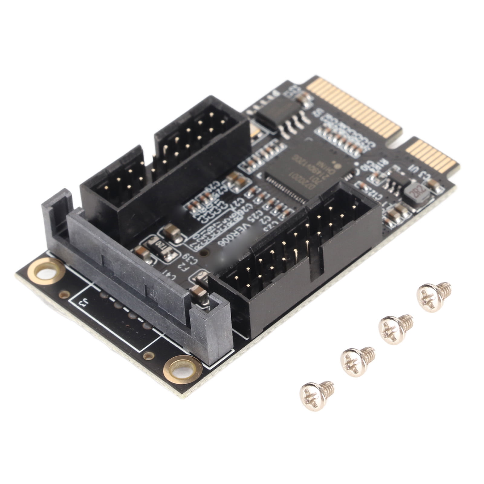 XCSOURCE Mini PCI-E PCI Express 2 ports SATA 3.0 III 6Gb-s Adaptateur de Convertisseur de Carte