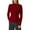 Red_001, variant on Fgnfyis Women's Autumn Winter Warm Half Turtleneck Button down Pullover Sweater Top Casual Comfortable Soft Knitwear Blue S