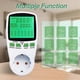 thumbnail image 4 of Watt Meter Power Meter Plug Electricity Usage Monitor,energy Monitor With Lcd Display For Solar System/pv System Eu Plug, 4 of 5