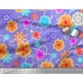 thumbnail image 2 of Soimoi Georgette Viscose Fabric Artistic Floral Print Fabric by Yard 42 Inch Wide, 2 of 3