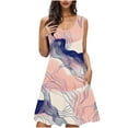 thumbnail image 2 of Sakmal Moomoo Nightgownss Women Sleeveless Moomoo Dress Knee Length Graphic Ladies Nightgown L, 2 of 9
