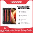 thumbnail image 2 of DOOGEE S97 Pro teléfono resistente 40m telémetro láser 48MP QuadCamera teléfono móvil Helio G95 Octa Core 8GB + 128GB SmartPhone 8500mAh NFC Tan Jianjun unisex, 2 of 2
