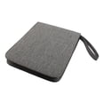 thumbnail image 2 of Estuche para pluma estilográfica, bolsa de lona de gran capacidad, portátil, multifuncional, a prueba de polvo, para colección, soporte de exhibición Cuadrícula gris 24, 2 of 10