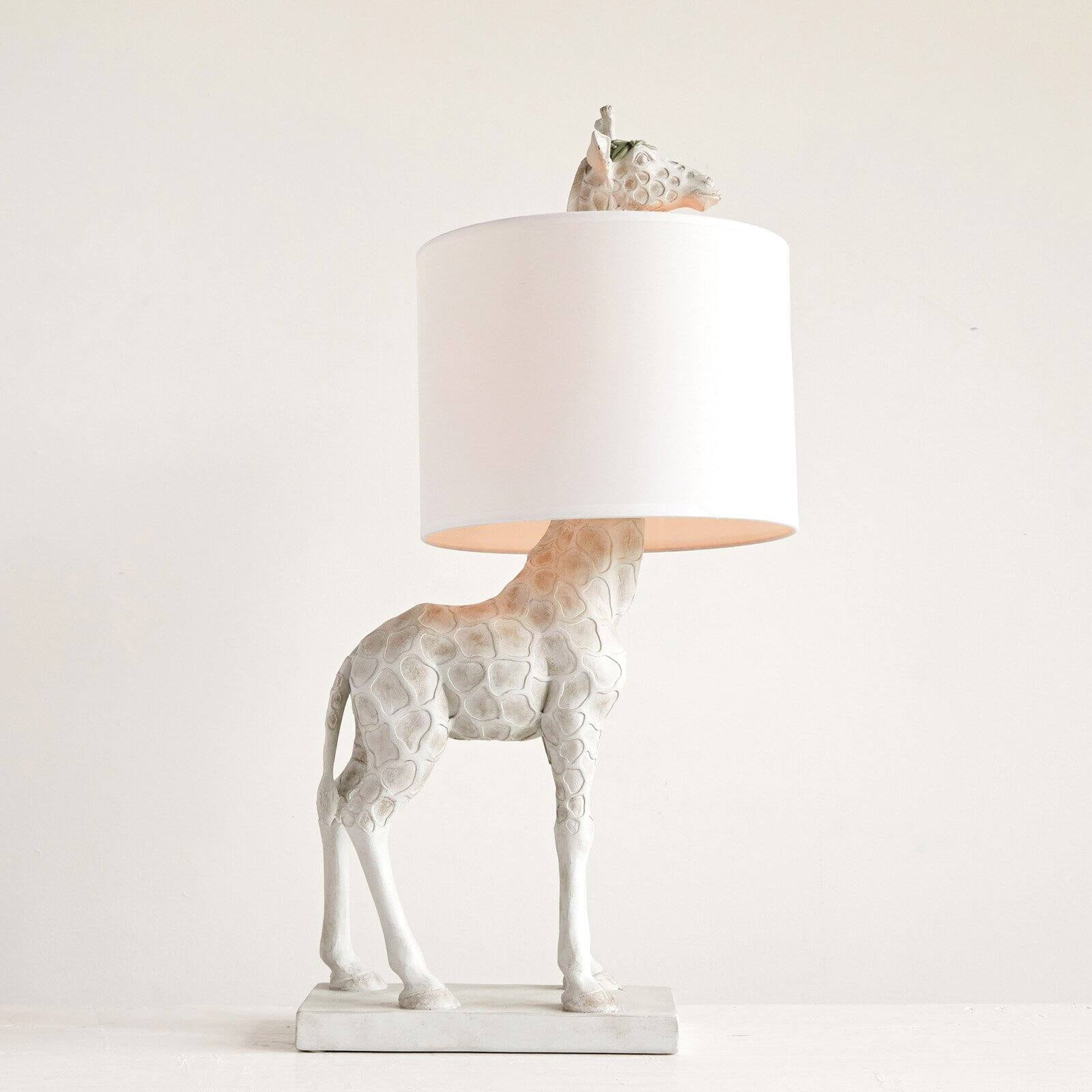 3R Studios White Resin Giraffe Table Lamp - Walmart.com - Walmart.com