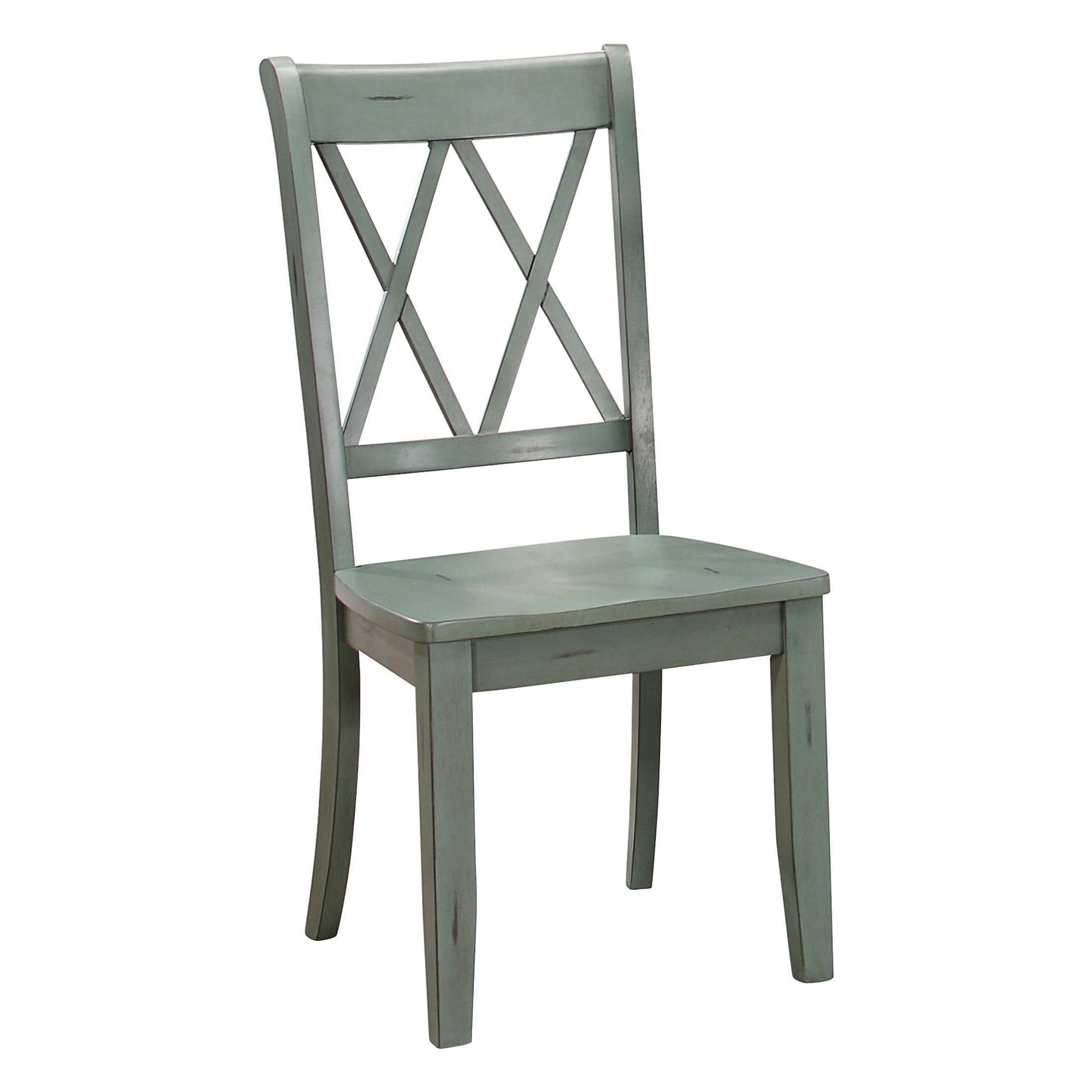OakvillePark Hollman Dining Side Chair (Set of 2), Teal