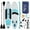 Gray blue, variant on MCQ Inflatable Stand Up Paddle Board Durable Advanced Material and Complete SUP Accessories Non-Slip Deck, ﻿Brown and Gray