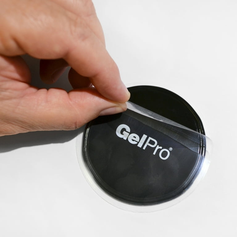 GelPro 4-Pack GellyGrippers Non-Slip Gel Pads Black