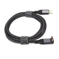 thumbnail image 4 of Cable de datos tipo C a tipo C, 240 W, PD3.1, carga rápida, transferencia para móvil, tableta, portátil, 150 cm, 4 of 14