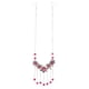 thumbnail image 2 of Joyería de la frente Macarena Tiara de Novia con Flores Rosa caliente, 2 of 8