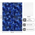 thumbnail image 2 of 6 Pcs Pioneer Flower Floral Print Pattern Kitchen Towels, Funny Microfiber Dish Towel Set, 18" X 26" Tea Towels, 2 of 6
