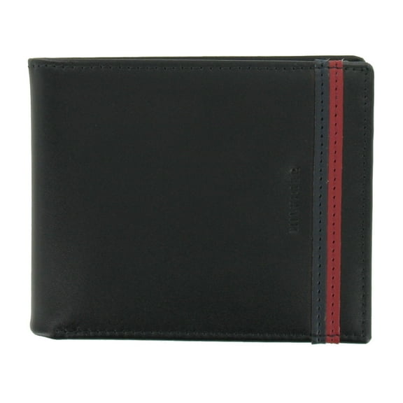 Tommy Hilfiger Men's Bi-Fold Wallet 2-Fold (Black)
