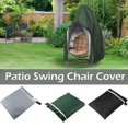 thumbnail image 4 of Funda para silla colgante de Patio, funda para asiento oscilante para exteriores, impermeable, a prueba de polvo, funda protectora para silla verde (115*190CM), 4 of 4