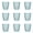 Blue, variant on 5//10/15/20Pcs 9oz Clear Drinking Glasses Reusable Acrylic Cups - Stackable Unbreakable Water Tumblers for Home Outdoors Bars, Juice Drinkware for Restaurant