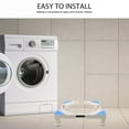 thumbnail image 5 of WEAVILUX Multi-Color Washer and Dryer Pedestal Stand with Plastic Build and Convenient Storage Drawer, 5 of 8
