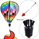 thumbnail image 2 of Hot Air Balloon Wind Spinners Hanging Rainbow Balloon Outdoor Garden Decor, 2 of 5