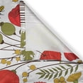 thumbnail image 3 of Ambesonne Green Flower Kitchen Curtains, Nature Scene Fauna, 55"x39", Multicolor, 3 of 3