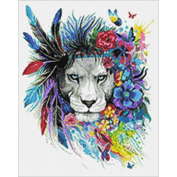 Flower Vision CS219 15.75 x 19.69 inches Diamond Painting Kit