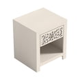 thumbnail image 6 of STYLIVIA 1-Drawer Nightstand with Open Shelf Parchment 17.8" W x 16.1" D x 20.3" H, 6 of 8