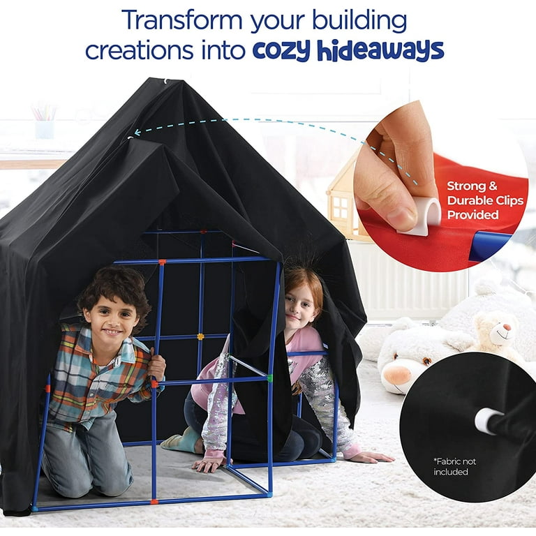 New Creative Fort Building Blocks Indoor Tent Brick Kit Children's