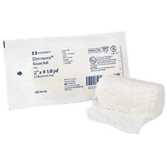 Covidien 441123 Gauze Bandage , Box, 12, Rolls, Non-Sterile, 3" X 4 Yds