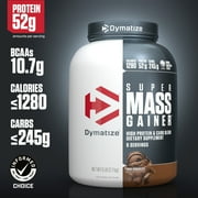 Dymatize Super Mass Gainer, Rich Chocolate, 6 lbs