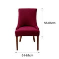 thumbnail image 4 of Checked Jacquard Armchair Cover Easy Installation Fully Protect Chair Cover for Living Room Dining Room, 4 of 4