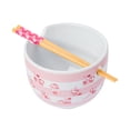 thumbnail image 1 of Cuenco de arroz con fideos ramen Sanrio Hello Kitty, 600 ml, con palillos, 1 of 5