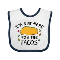 Inktastic I'm Just Here for the Tacos Cinco De Mayo Boys or Girls Baby Bib