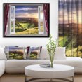 thumbnail image 4 of Designart - Window View - Landscape Framed Canvas Art Print, 4 of 4
