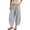Light Ashy, variant on Breezora Women's Fashionable Casual Bucket Pants Cotton Linen Wide Leg Loose Fit Summer Breathable With Pockets