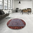 thumbnail image 3 of Ahgly Company Indoor Rectangle Mid-Century Modern Red Oriental Area Rugs, 5' x 8', 3 of 6