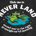 thumbnail image 3 of Disney - Peter Pan - Take Me to Neverland - Second Star to the Right - Toddler And Youth Girls Short Sleeve Graphic T-Shirt, 3 of 5