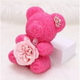 thumbnail image 4 of Muñecas de flores artificiales, oso de cristal con rosas, flores de jabón, regalo del Día de San Valentín, 4 of 8