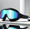 Black White/Silver, variant on Adult Clip-Style Goggles—No Hair Snagging, Leak-proof, Anti-fog, UV Protection, Wide Field of View.