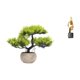 thumbnail image 1 of Árbol bonsái artificial,Árbol bonsái artificial para decoración de escritorio de interior y hogar,Estatua de arte abstracto,Estatua de arte abstracto Escultura de resina moderna,Colección, 1 of 8