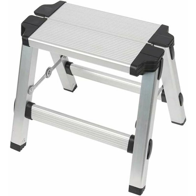 Escalera de aluminio multifunción con 2 escalones - Carga máxima: 150 kg