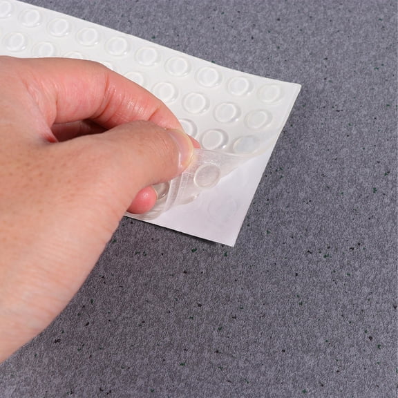 HEMOTON 1 Sheet Anti-collision Self-adhesive Bumper Pads Silicone Cushion Noise-dampening Anti Collision Protectors Rubber Bumper Pads