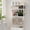 Updated White 1pack, variant on Extra Large Bamboo Towel Rack with Adjustable Height Floating Shelf Over Toilet Bathroom Storage Organizer with Towel Bar for Small Spaces