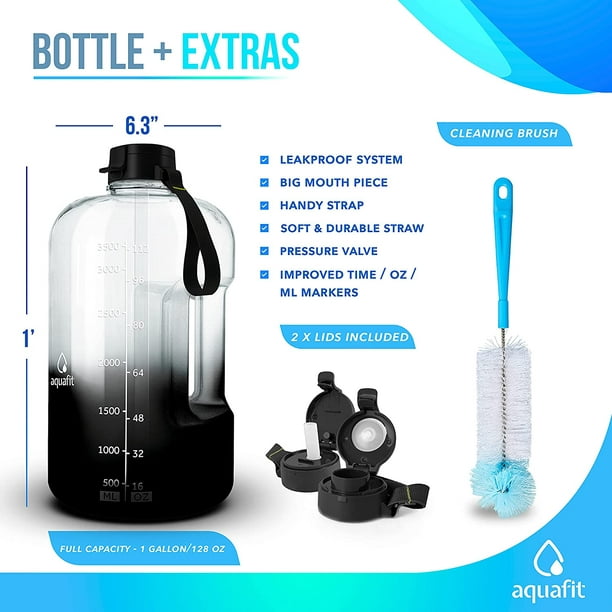  KAPTRON Gym Water Bottle with Case - Bodybuilding