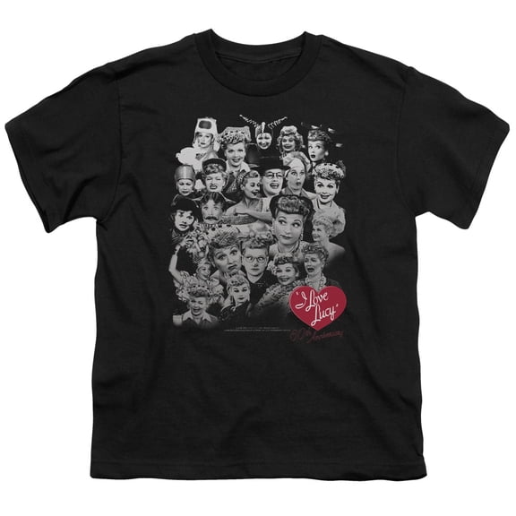 I Love Lucy - 60 Years Of Fun - Youth Short Sleeve Shirt - Medium
