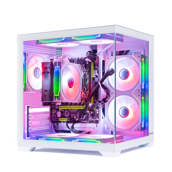 High-Performance Gaming PC Computer Desktop – AMD Ryzen 5 5500, GTX1080Ti, 16GB RAM, 1TB SSD, 650W Power Supply, Win 11 Pro