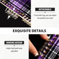 thumbnail image 4 of Haosy Purple Scottish Tartan Notebooks 2 Pcs 1-subject Journal 60 Sheets A5 College Ruled Paper Detachable Ring 8.3"x5.7", 4 of 8