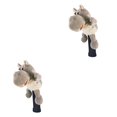 thumbnail image 1 of Sonducket Felpa No.1 Golf Driver Headcover Wood Club Head Covers Universal Hippo Hipopótamo 2piezas, 1 of 1